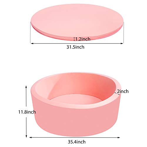 image for Easgouty Baby Foam Playpen Ball Pit, Round Soft Ball Pool for Child Ki