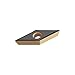 Walter Tools VBGT110302-PF5 WPP20 Carbide Tiger-Tec Positive Indexable Turning Insert, 0.008" Corner Radius, 1/4" IC, 1/8" Thick, 0.004" - 0.024" Depth of Cut (Pack of 10)