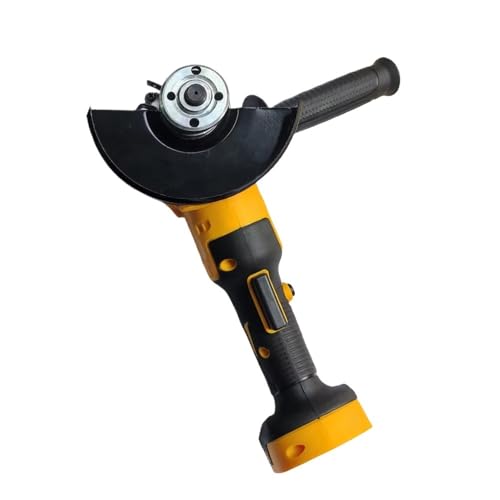 M14 Brushless Electric Angle Grinder 100MM/125MM Cutting Woodworking Tool Variable Speed For 20v Battery Pin(Gold)