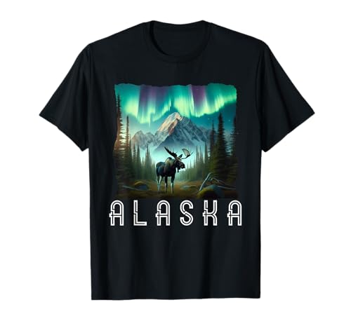Matching Family Friend and Group Alaska Silhouette Camiseta