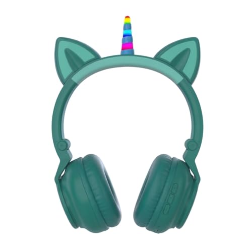 Headset Fone de ouvido Bluetooth Led Unicórnio Infantil