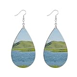 Two shapes available:Teardrop shape: 9.2×4 cm / 3.6×1.6 in, thickness 3 mm / 0.12 in.Round leaf shape: 7.5×3 cm / 2.9×1.2 in, thickness 3 mm / 0.12 in Crafted from lightweight MDF for exceptional wearing comfort. The ear are silver-plated copper with...