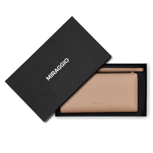 Image of Miraggio Carmen Women's Wallet | Ladies Stylish Purse Bag | Bi-Fold Zip Around Wallet | Gift for Women