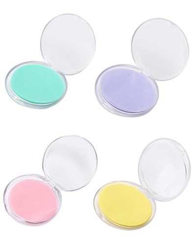 KGDUYC Lot de 4 200 pièces Savon Portable,Feuille de Savon, feuille de savon de voyage,savon feuille,boîtes de Savon jetables en Papier, Feuilles de Savon pour Voyage, Camping, randonnée