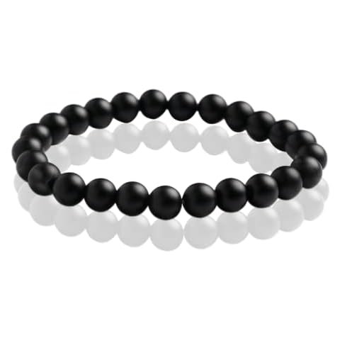 Bracelet AURSTORE Agate Noir Mate Cover