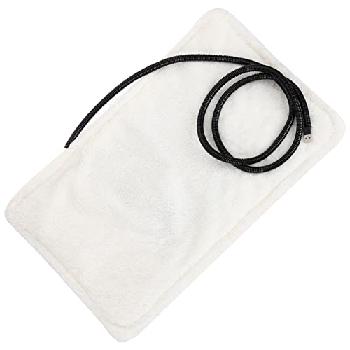 Gatuida Cat Heating Pad Dog Heating Pad Pet Heating Pad Cat Kennel Fabric White Winter Heated Cat Bed Heated Pet Bed