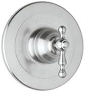 Rohl AC100OP-IB Kit Arcana Trim Set To Pressure Balance - Ornate White Porcelain Lever without Diverter, Inca Brass