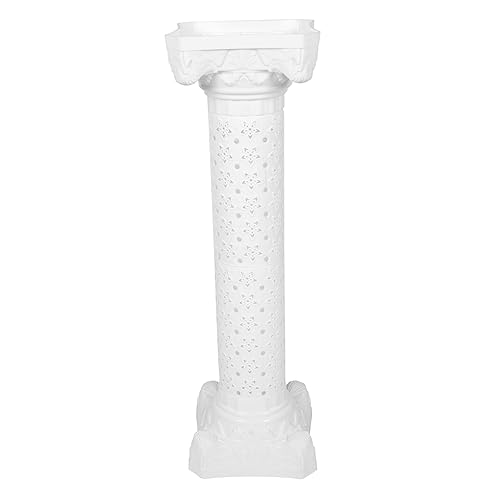 IMIKEYA Hollowed Out Roman Pillar Flower Holder Wedding Decor Decorative Column Stand for Elegant Centrepieces Stable and Plastic Design for Garden and Event Decorations