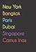 Produktbild New York. Bangkok. Paris. Dubai. Singapore. Camus Inas.: Funny Notebook | Journal | Diary, 110 pages, A5, lined paper. For people loving Camus Inas.