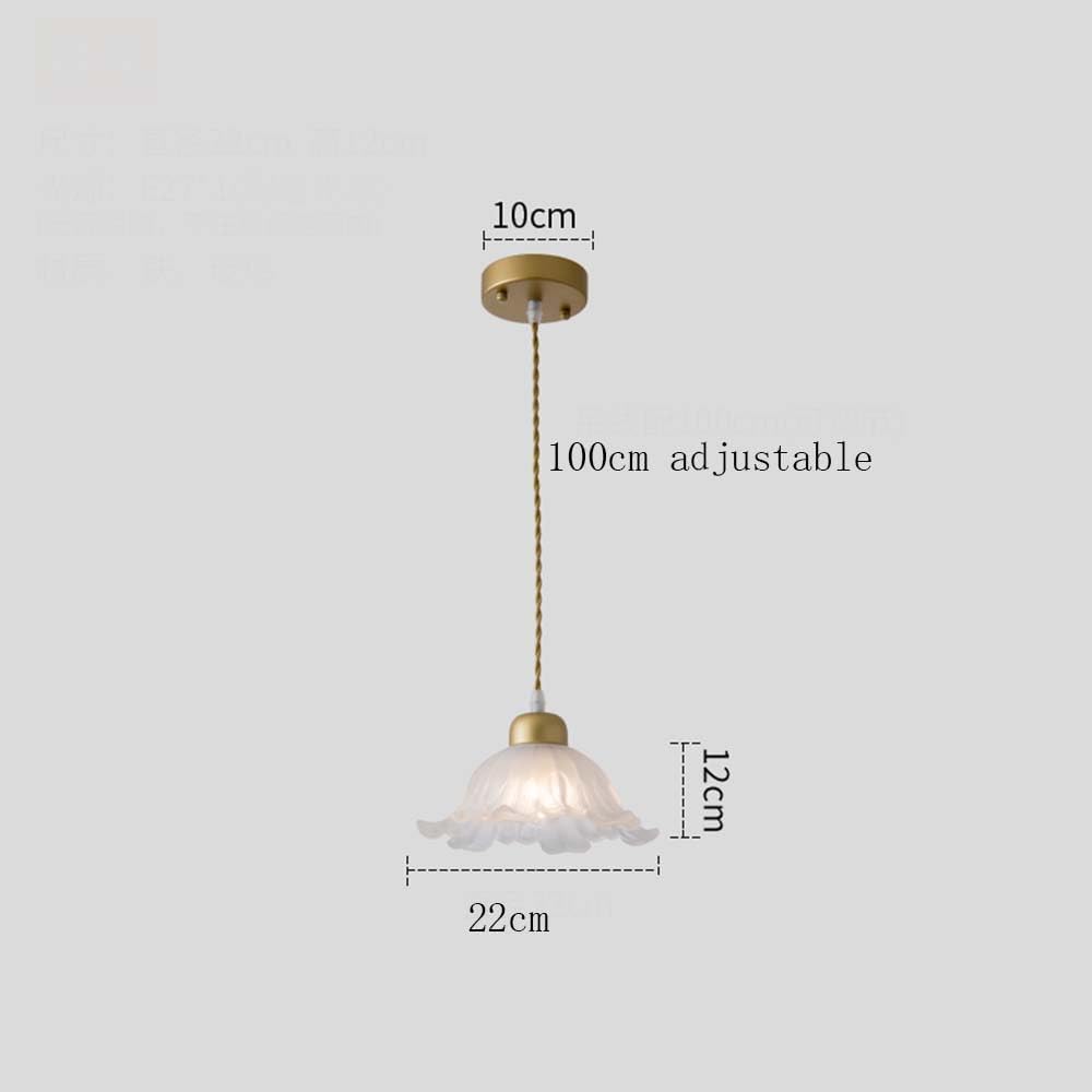 Messing hanglamp glazen kap verstelbare hanglamp glazen plafond hangende lampen moderne kroonluchter licht