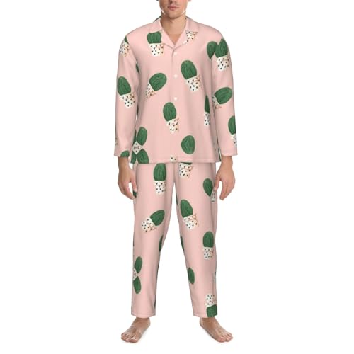 Pyjama classique à col cranté pour savourer une soirée confortable
