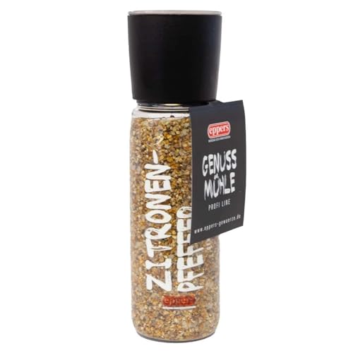 eppers Genuss Mühle - Zitronenpfeffer | duftendes Gewürzsalz mit wertvollem Meersalz | köstlich...