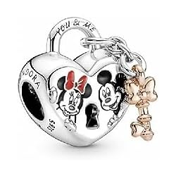 Pandora Cierre Candado Charm Pandora 780109C01 Candado Mickey y Minnie