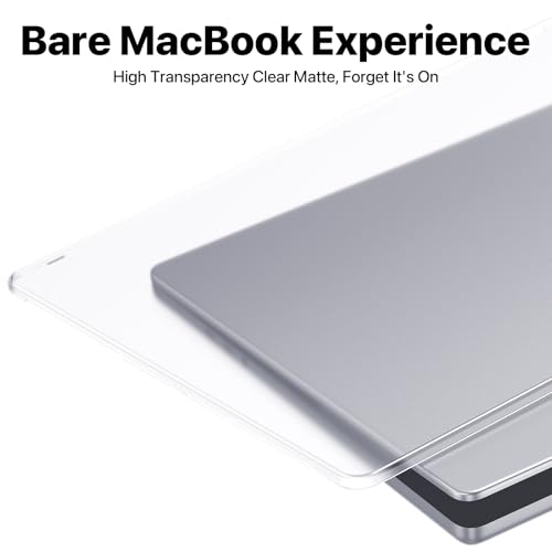 Carcasa rígida MacBook Pro 14 con coincidencia de color oficial transparente cristal de alta densidad 6