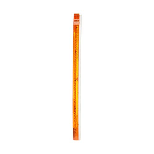 Image of Truck-Lite 98001Y Yellow Reflector (Oval, Yellow, Reflector, 2 Screw Or Adhesive Mount)