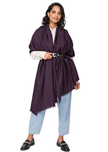 Châle en laine hiver chaud likemary, écharpe femme grande taille et foulard fait main