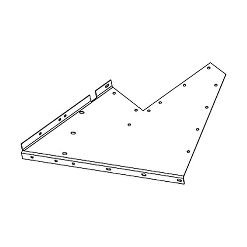 Elevator Head Rear Support Panel fits Case IH 1680 1688 2188 2377 2388 2577 2588 1321550C2