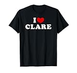 Photo Gallery i love clare, io amo clare maglietta Photo Gallery i love clare, io amo clare maglietta