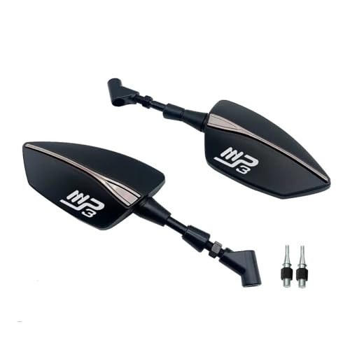 Espejos retrovisores para MP3 125, 250, 300, 400 y 500, retrovisor giratorio universal