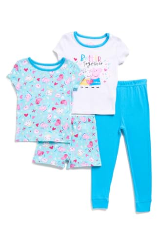 Peppa Pig Girls' Better Together 4pc Pajama Set