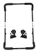 Baby Jogger Car Seat Adapter Single for Chicco and Peg-Perego - 1967207