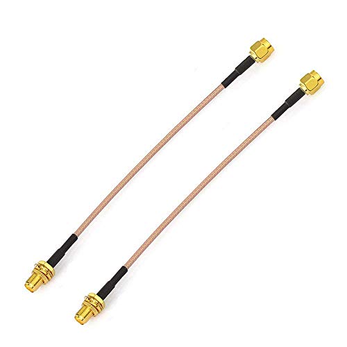 Bingfu Câble SMA Rallonge Antenne 5G 4G RG316 15cm Adaptateur da SMA Male à Femelle pour Routeur Cellulaire Gateway Modem 5G 4G LTE Radioamateur SDR Récepteur de Clé USB