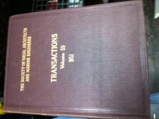 Hardcover The Society of Naval Architects and Marine Engineers Transactions, Volume 59, 1951 Book