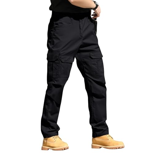 Tactical Cargo Pants for Men Lightweight Hiking Athletic Joggers Breathable Outdoor Cargo Pants Men with Pockets