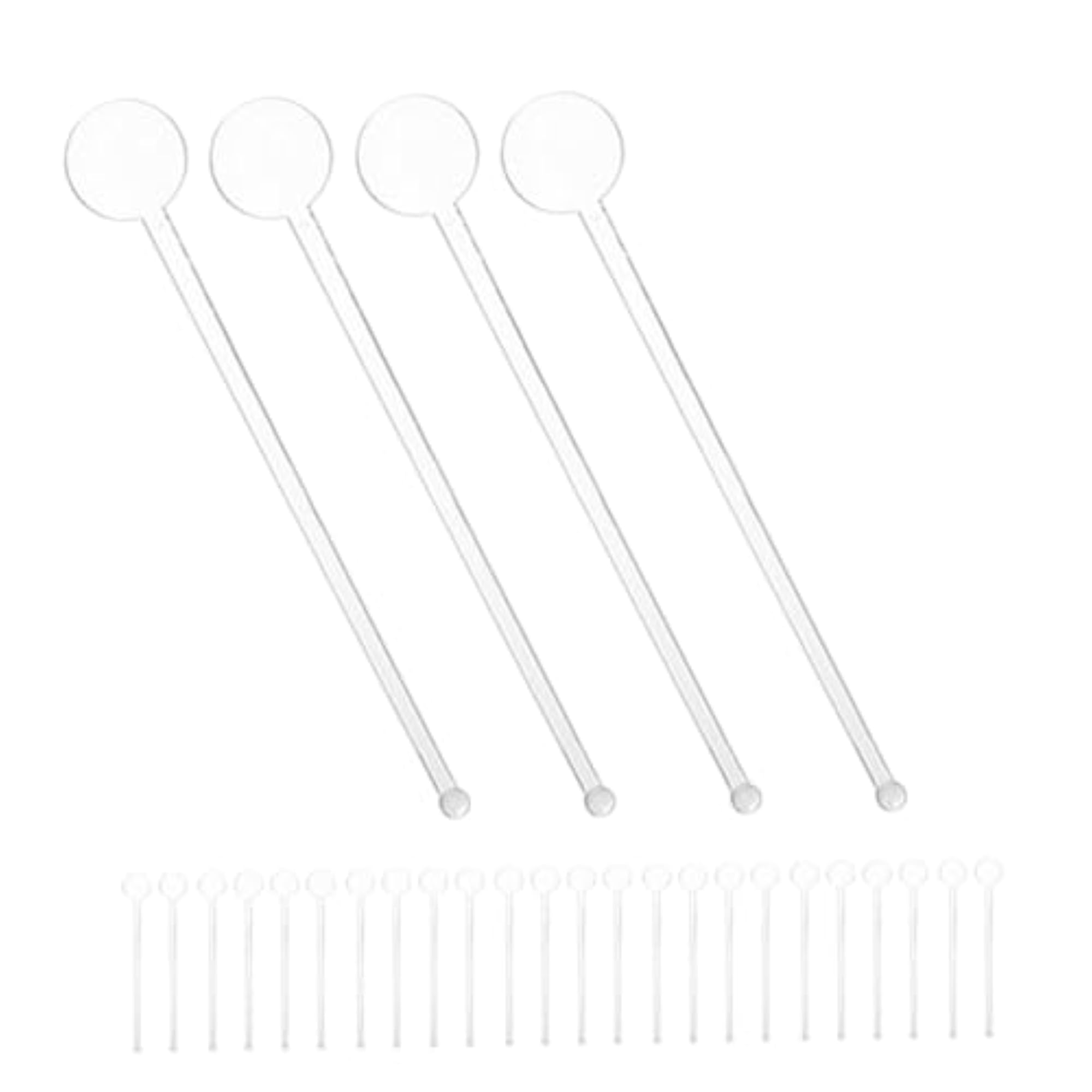 Drink Stirrers 40 Pcs Reusable Stir Sticks