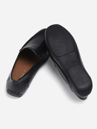Image of Monte Carlo Mens Solid Slip on Genuine Leather Loafers (201805FW)