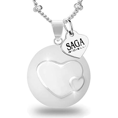 Saga Gioeilli Necklace Angel Caller with Heart Harmony Ball Cover