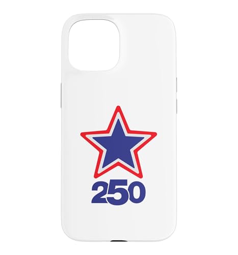 �A�����J 250 ���b�h �z���C�g �u���[ �X�^�[ �f�U�C�� �X�}�z�P�[�X iPhone 15 �p