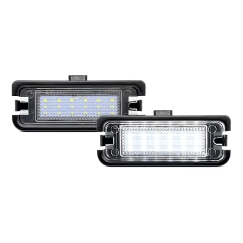 Luz de matrícula LED para Ford Mustang 2016 2017 2018 2019 repuesto bombilla blanca coche 2Uds