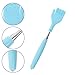 CATIEBYE Telescopic Stainless Steel Back Scratcher with Comfortable Smooth Surface Portable Itching Relief Tool for Body Relaxation Suitable for All Ages