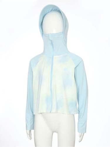 Kids Unisex Sun Protective Hooded Jacket Long Sleeve Lightweight Outerwear for Summer Outdoor4