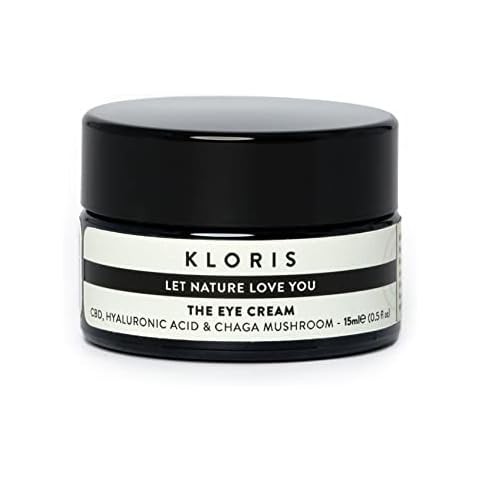 KLORIS The Eye Cream - For Stressed Skin, Boost Collagen Synthesis With Chaga Mushroom Extract, Squalane & Hyaluronic Acid - Day & Night Cover