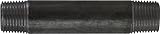 Midland 57-064 Black Steel Nipple, SCH 40 Welded, 1/2