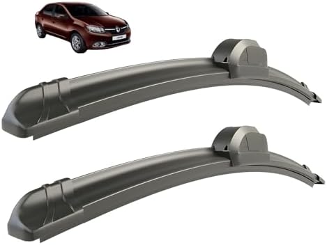 Windshield Car Wiper Blades Compatibility With Mahindra Logan (Model : 2014-2018), Logan Wiper Blades - Set of 2Pc (D-20,P-20)