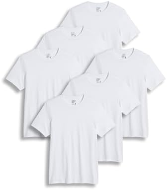Jockey Men's Undershirt Big & Tall Classic Crew Neck Undershirt- 6 Pack