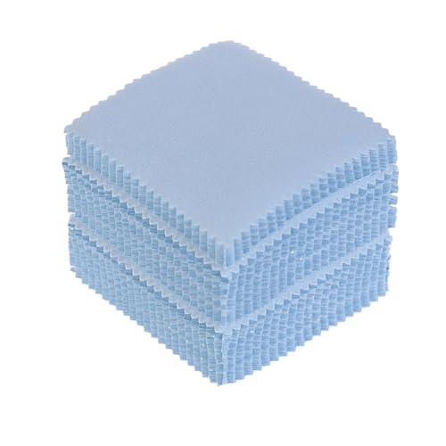 ewelry Cleaning Cloth, Paquete de 100 paños de limpieza for joyas de 8 cm x 8 cm, gamuza multicolor(Blue)
