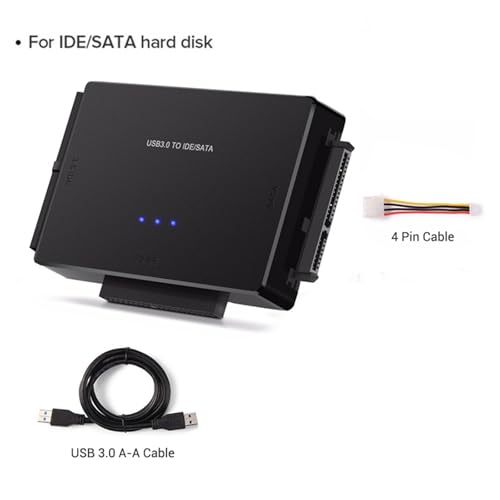 Cable adaptador USB 3.0 a SATA IDE para discos duros 3.5 y 2.5 pulgadas miniatura 2