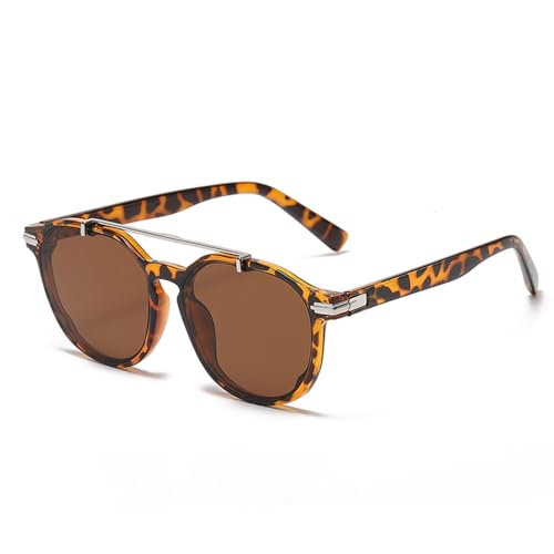 Lunettes de soleil rondes pour femmes et hommes de luxe taille unique