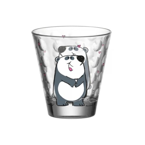 LEONARDO HOME Panda Bambini Becher, Glas, 215 ml