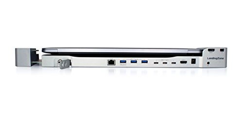 LandingZone lz015e Dock Pro base Retina de 15 pulgadas con diseño premium en color blanco 6