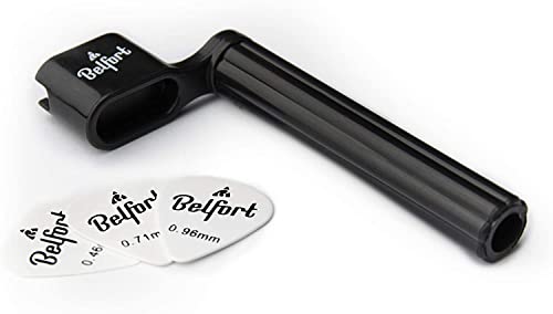 Enrollador de cuerdas para un cambio más rápido 3 púas + libro electrónico Eje para cuerdas de guitarra occidental, guitarra acústica, guitarra clásica, guitarra clásica y guitarra eléctrica Negro Cover