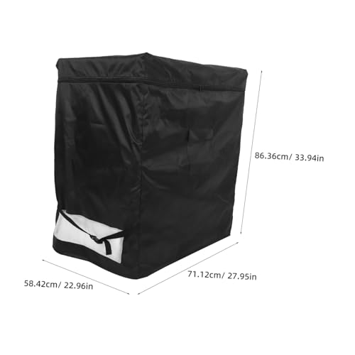 Housse congélateur vertical imperméable avec double zip et ventilation - 3