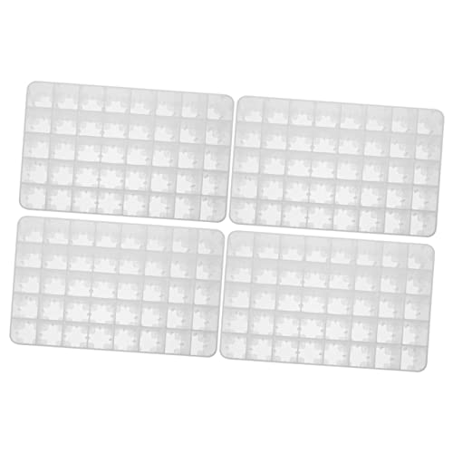 STOBOK 4Pcs marker base pencil storage trays chalk pen holder paint organizer marker storage marker holder organizer desk marker pen art markers desk stand desktop pencil case student pp