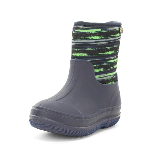 Western Chief Kid's Freestyle Neoprene Rain Boot, Navy, 4