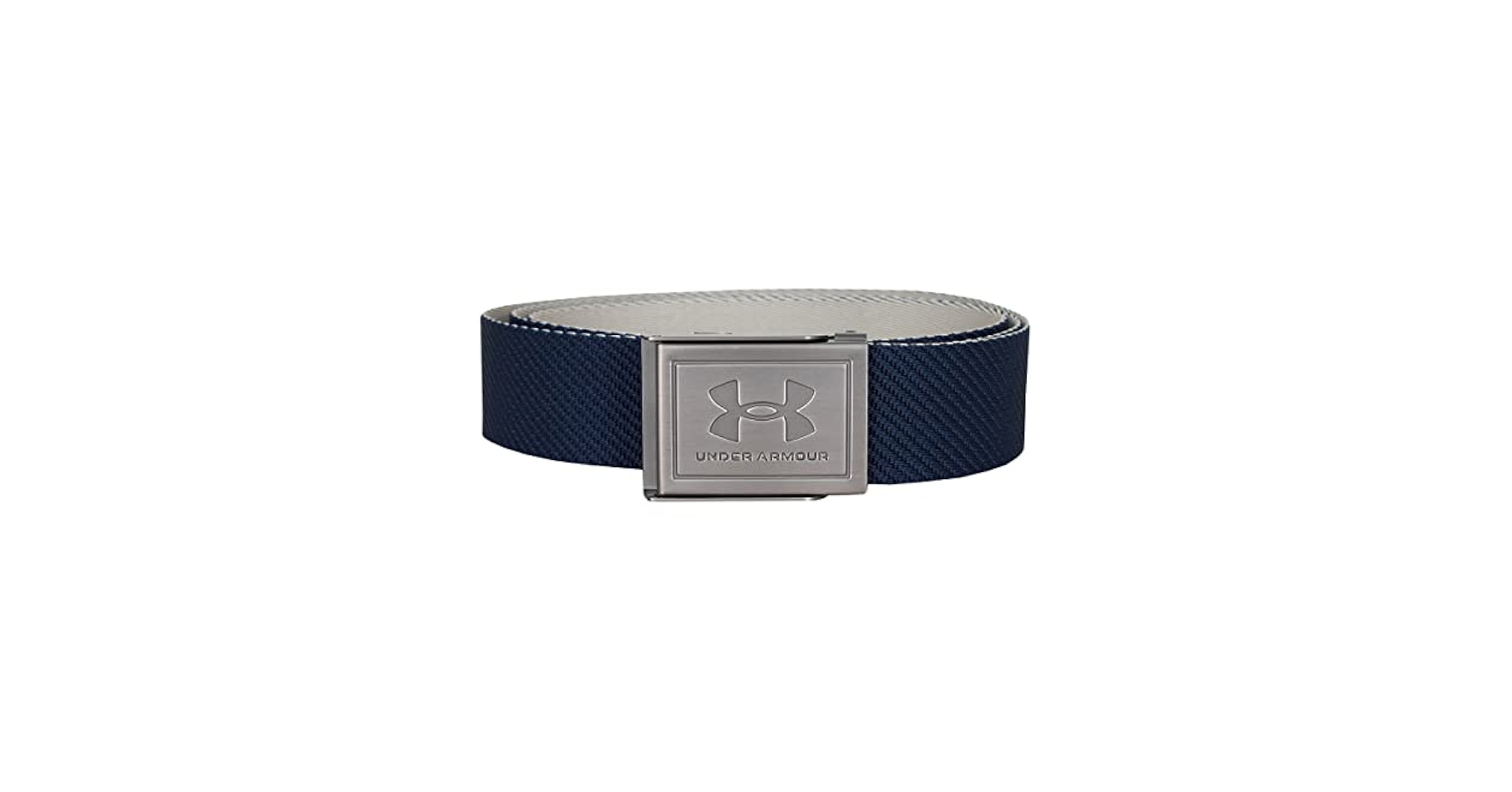 Under Armour ネイビー カジュアルベルト Under Armour Men's Webbing Belt, (410) Midnight Navy/Khaki