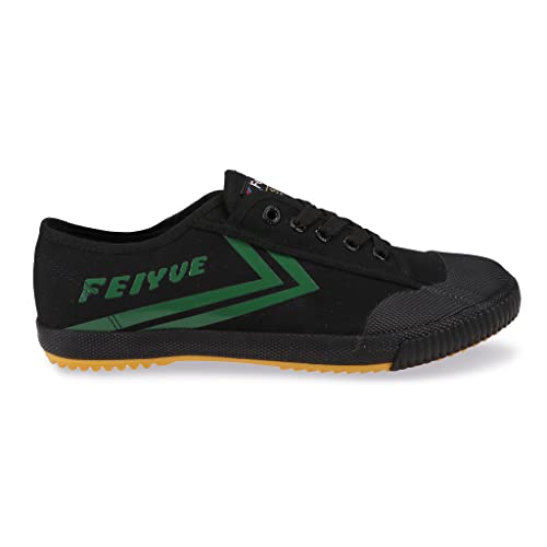 Feiyue FE LO 1920 - Tenis unisex de lona, color negro y verde, verde y negro, 45 EU